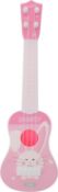 Mini Guitar Toy 4 Strings Children Musical Instruments Plastic Cartoon Rabbit Early Education