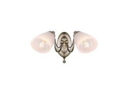 Brand New GoodHome Trivia Double Wall Light