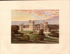 Dromoland Co Clare Ireland Gilt-Edge Coloured Antique Book Plate.