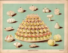 Meringues T. Percy Lewis & A.G Bromley Antique Chromolithograph Print