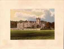 Underley Hall Cumbria Gilt-Edge Coloured Antique Book Plate.