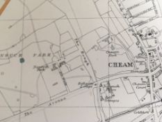Bacons London &Suburbs Vintage c1926 Carshalton Sutton Epsom.