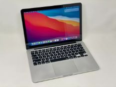 Apple Macbook Pro 13” Retina Big Sur Core i5-5257U 8GB Memory 500GB SSD WiFi Office