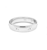 New! Diamond Floral Band Ring In Sterling Silver