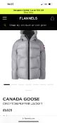 Canada Goose Crofton Silver Grey Puffer Jacket - RRP £1025 - No VAT
