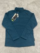 2x Jack Wolfskin Quarter Zip Women's Fleeces RRP £50 Each - No VAT