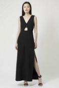 Ladies Topshop Evening Black Plunge Maxi Dress Size 6 8 10 12 14 16 £52 Pack Size 50