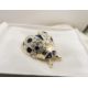 Gold Plated Enamel & Crystal Ladybird Brooch With Gift Pouch - Image 3 of 4