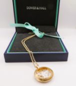 Dower & Hall Gold On Sterling Silver Cherished Treasures Locket New With Gift Box