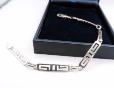 Sterling Silver Greek Key Bracelet