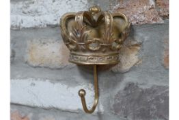Golden Crown Coat Hook