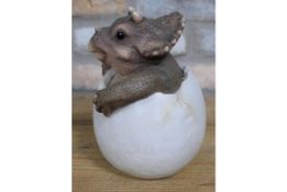 Triceratops Egg Themed Ornament