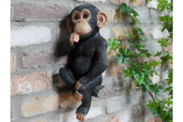 Playful Monkey Wall Mounted Ornament