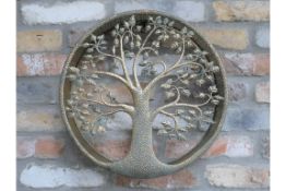 Golden Enchanted Tree Wall Decoration