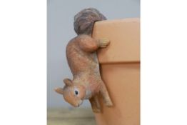 Set of 3 Squirrel Pot Hangers