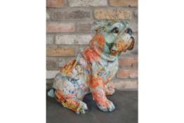 Artwork Bulldog Ornament