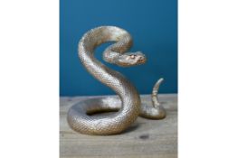 Golden Snake Ornament