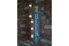 Beer Light Up Sign