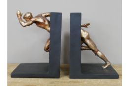 Running Man Bookends