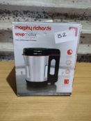Morphy Richards Soup Maker Compact. RRP £50. Grade U