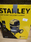 Stanley wet and dry vac. RRP £80 - GRADE U