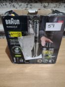 Braun MultiQuick 9 4 in 1 Food Processor. RRP £80. Grade U