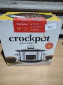 Crockpot slow cooker. RRP £40- GRADE U