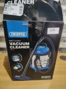 Draper Wet & Dry Vacuum Cleaner 20L 1250W. RRP £100. Grade U