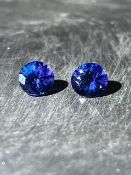 Tanzanite Pair, 1.19 & 1.18 CT