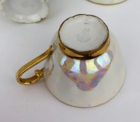 Czech Porcelain Lustre Gilt Tea Service