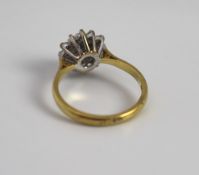 Diamond Cluster Ring