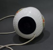 Aynsley Porcelain Butterfly Table Lamp