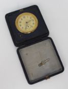 Art Deco Cased Travel Clock