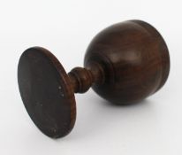 Antique Lignue Vitae Treen Urn