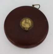 Vintage Leather Chesterman Sheffield Tape Measure