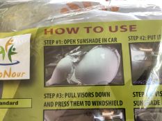 50 x Pop Up Sun/Frost Shades, Easy Stores In Boot of Car