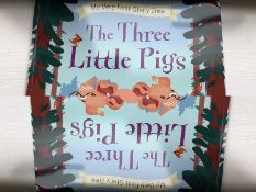 100 x Three Little Pigs Story Book Retail 6.99