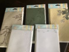 50 x Packs of 5 Blank Crafting Cards With Envelope
