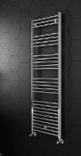 Heated Towel Rail - Chrome Straight Large Full Size