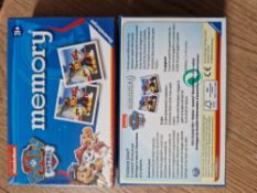 9x New & Sealed Paw Patrol Memory Games RRP £54