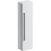 Derwent White Tall Wall Hung Cabinet Bathroom Cabinet
