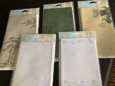 50 x Asst Packs of Blank Craft Cards ( 5 Cards Per Pack)