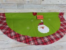 100cm Fabric Christmas tree skirt. RRP 19.99