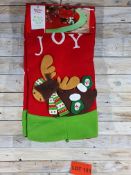 122cm luxury fabric, Reindeer Christmas Tree skirt. RRP £19.99