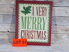 Wooden Christmas sign, from John Lewis. 32cm x 26cm. RRP £14.99