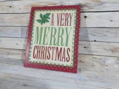Wooden Christmas sign, from John Lewis. 32cm x 26cm. RRP £14.99