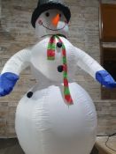 Inflatable 8ft Snowman. RRP £69.99