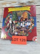 500 piece Christmas Celebration, round jigsaw puzzle. RRP £14.99