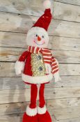 3D Fabric, standing Snowman character. 45cm tall. RRP £22.99