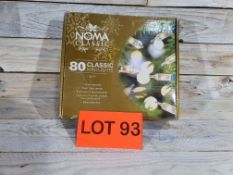 80 Noma classic mini lights. RRP £29.99